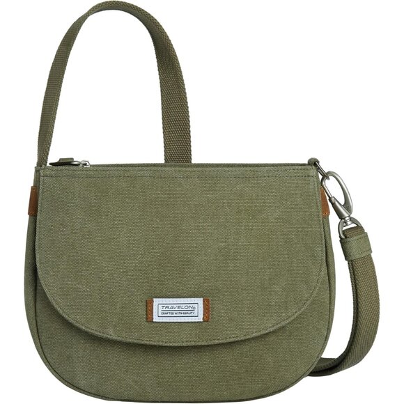 Unisex Canvas Crossbody Bag Anti-Theft RFID Lock Durable Travel Statement - Picture 1 of 13